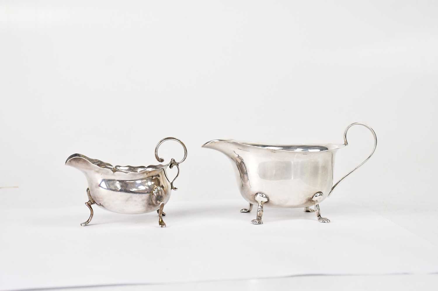 Lot 890 - JAMES SWANN; a George V hallmarked silver...