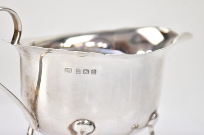 Lot 890 - JAMES SWANN; a George V hallmarked silver...