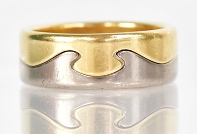 Lot GEORG JENSEN; an 18ct yellow and white gold...