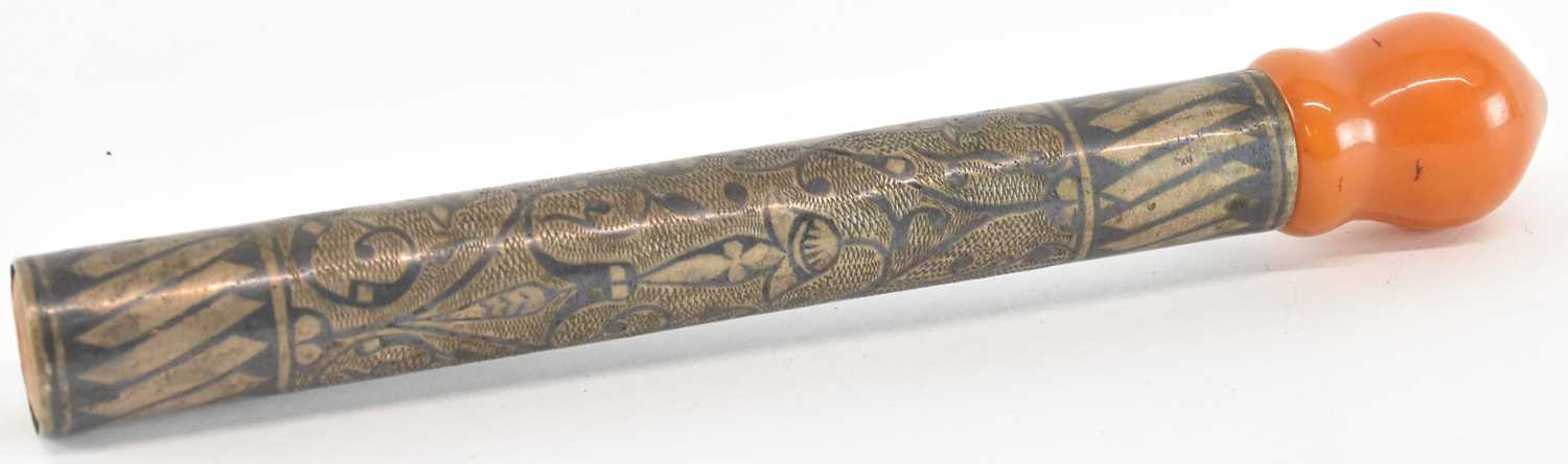 Lot 1004 - A 19th century Turkish Ottoman white metal...