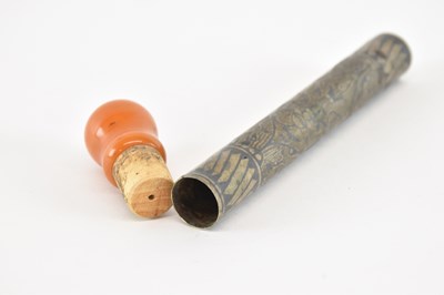 Lot 1004 - A 19th century Turkish Ottoman white metal...