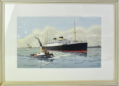 Lot 780 - FRED JOHNSON (20th century); watercolour, the...