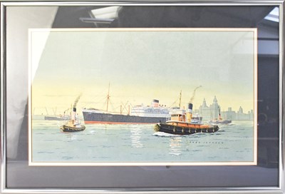Lot 782 - FRED JOHNSON (20th century); watercolour...