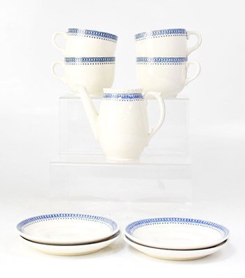 Lot 797 - THE BLUE FUNNEL LINE; a nine-piece part tea...