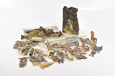 Lot 2124 - A paper cut-out game 'Shipwreck' plus others.