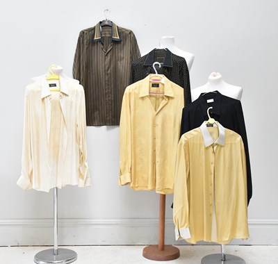 Lot 718 - STEFANO RICCI, HARRODS; a cream paisley 100%...