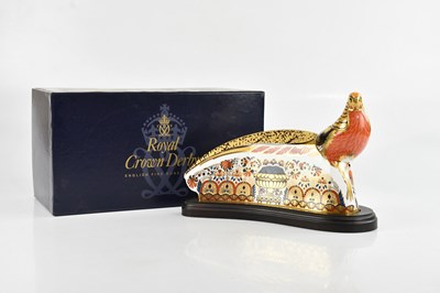 Lot 1612 - ROYAL CROWN DERBY; a large model, 'Golden...
