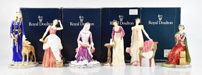 Lot 1621 - ROYAL DOULTON; six figures comprising HN4073...