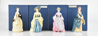 Lot 1641 - ROYAL DOULTON; four ceramic figures comprising...
