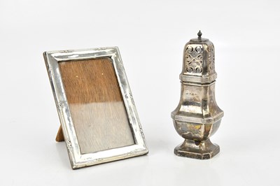 Lot 2110 - A George V hallmarked silver photograph frame,...