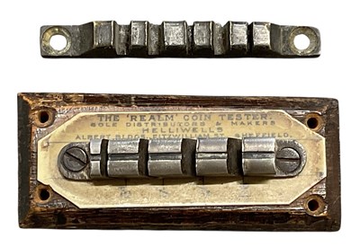 Lot 1460 - A 'Realm' coin tester gauge by Helliwells,...