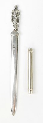 Lot 1067 - SAMSON MORDAN & CO; a George V hallmarked...