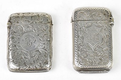 Lot 1133 - MINSHULL & LATIMER; a Victorian hallmarked...