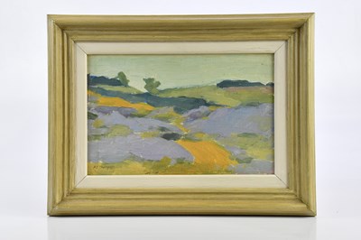Lot 2320 - ALAN THOMPSON (born 1940); oil on board,...