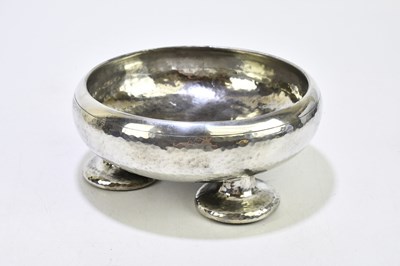 Lot 508 - A pair of Art Nouveau pewter candle holders...