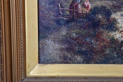 Lot 760 - E. BROWN (late 19th/early 20th century); oil...