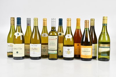 Lot 379 - WHITE WINE; twelve bottles of mixed white wine...