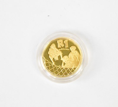 Lot 959 - SOUTH AFRICA MINT; a 1/10oz 24ct gold Xhosa...