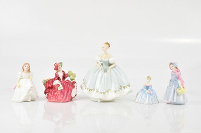 Lot 2481 - ROYAL DOULTON; a collection of five Doulton...