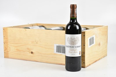 Lot 351 - RED WINE; twelve bottles Chateau Labat...