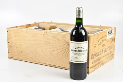 Lot 360 - RED WINE; twelve bottles Chateau les Grands...