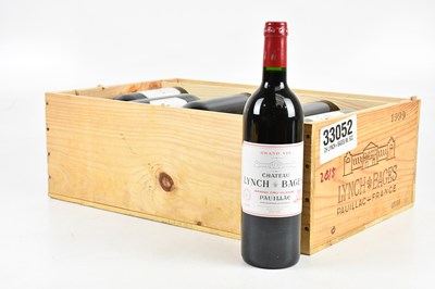 Lot 343 - RED WINE; twelve bottles Chateau Lynch Bages...