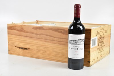 Lot 344 - RED WINE; twelve bottles Chateau Bontet-Canet...