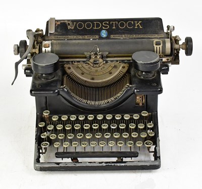 Lot 597 - WOODSTOCK; a c1930s typewriter, approx. 24 x...