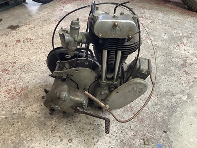 Lot 2051 - An AJS 46/16M 250cc engine.