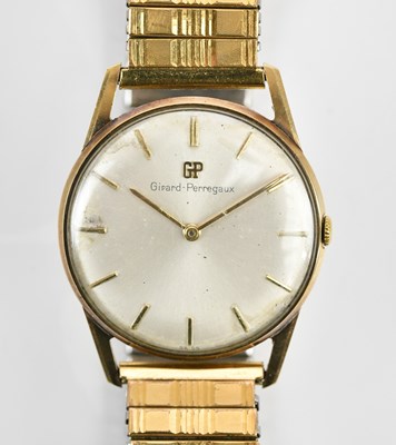 Lot 590 - GIRARD-PERREGAUX; a gentleman's 9ct gold cased...
