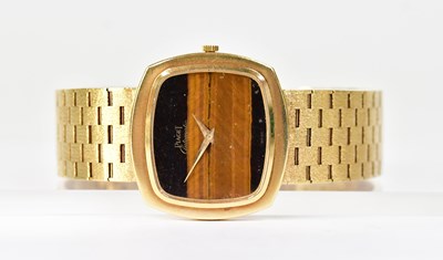 Lot 1582 - PIAGET; an 18ct yellow gold cased automatic...