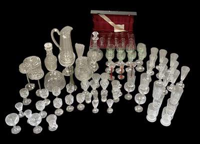 Lot 625 - A quantity of assorted cut and crystal...