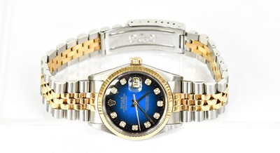 Lot 1576 - ROLEX; an Oyster Perpetual Datejust 16233...