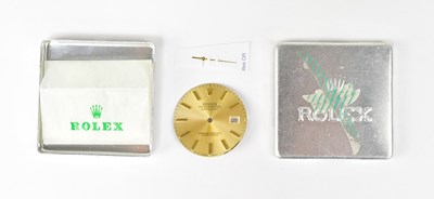 Lot 1570 - ROLEX; an Oyster Perpetual Datejust dial,...