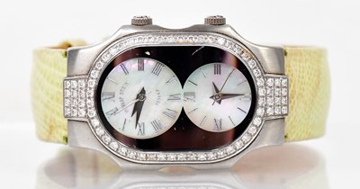 Lot 1585 - PHILIP STEIN; a 'Teslar' ladies' wristwatch,...