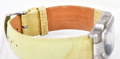Lot 948 - PHILIP STEIN; a 'Teslar' ladies' wristwatch,...