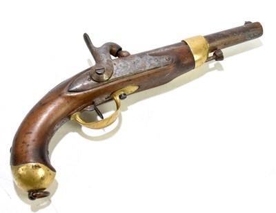 Lot 327 - A 19th century percussion cap pistol,...