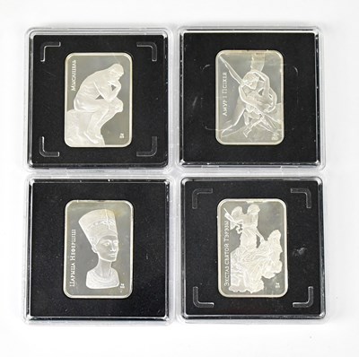 Lot 1153 - Four Belarus 'World of Sculpture' 20 Ruble...