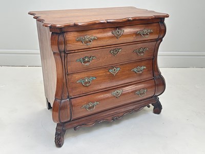 Lot 1148 - A 19th century Dutch Baroque Revival walnut...