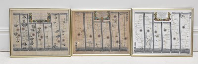 Lot 2169 - Three original road maps including Bristol to...