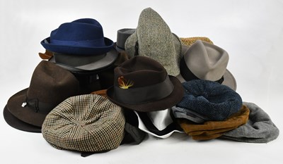 Lot 740 - Thirty gentleman's hats including Herbert...