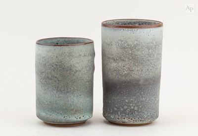 Lot 190 - DEIRDRE BURNETT (1939-2022); an oval stoneware...