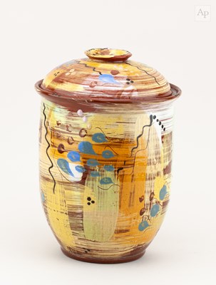 Lot 235 - GEOFF WILCOCK (born 1955); a slip decorated...