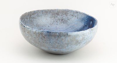 Lot 635 - STEPHEN MURFITT (born 1953); a raku bowl with...