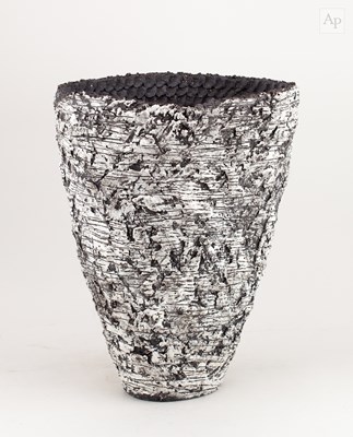 Lot 613 - SARAH PURVEY (born 1968); 'Carried', a black...