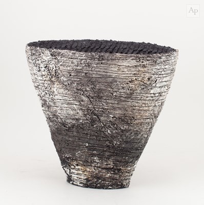 Lot 615 - SARAH PURVEY (born 1968); 'Shadow', a black...