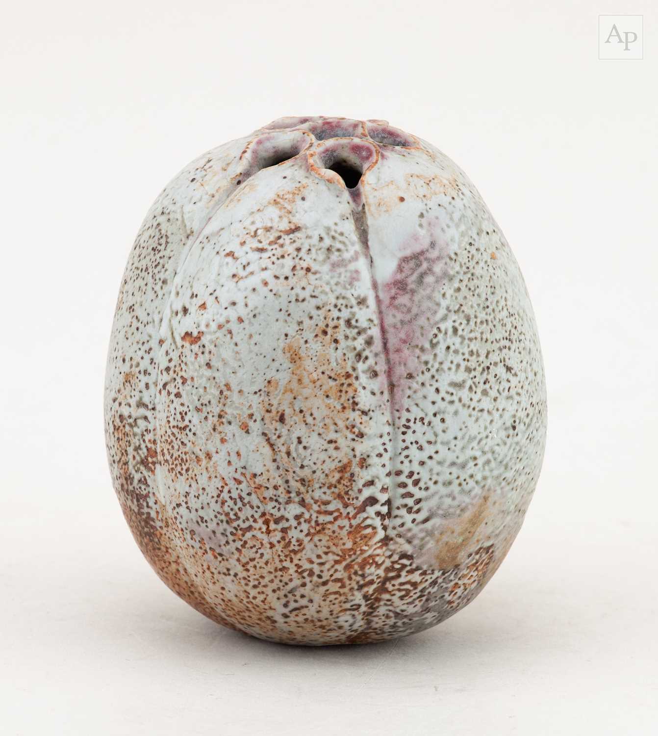 Lot 17 - ALAN WALLWORK (1931-2019); a stoneware seed...
