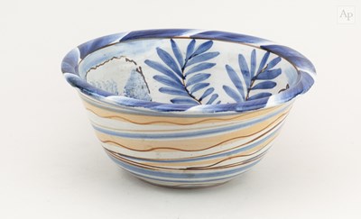 Lot 21 - ANDREW MCGARVA (born 1956); a deep stoneware...