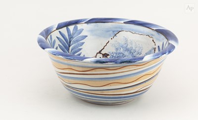 Lot 21 - ANDREW MCGARVA (born 1956); a deep stoneware...