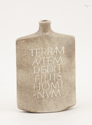 Lot 516 - PETER WRIGHT (1919-2003); a flat porcelain...